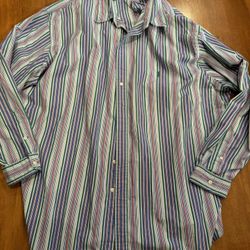 Men’s Ralph Lauren Vintage Style Plus Size Button-Down Shirt Shipping Available