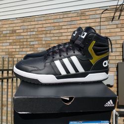 New Adidas Entrap Mid Men Size 11 Black And Gold 