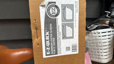 E-Z-Quick Aluminum Gutter Screen for 5-inch gutters
