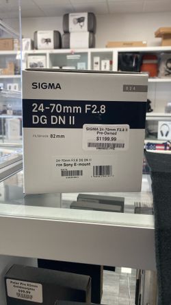 Sigma 24-70mm F2.8 II Lens For Sony Pre-Owned