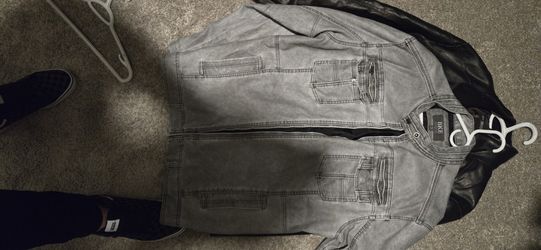 Mens Leather Motorcycle Jacket Bought From buckle 