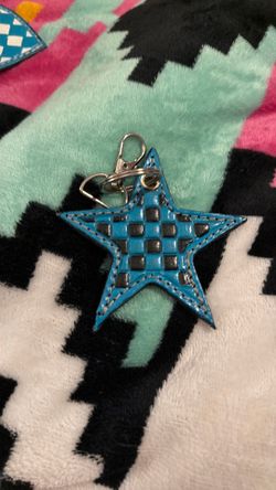 Genuine, leather keychain