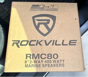 Rockville RMC80 8" 2-Way Marine Speakers