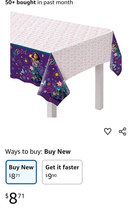 Encanto Party Supply Tablecover