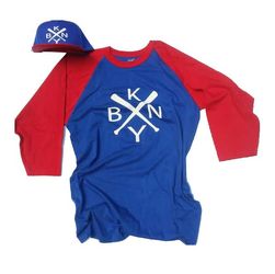 BKNY BaseBall Style Tee & Hat