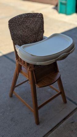 Eddie Bauer Wooden Baby High Chair