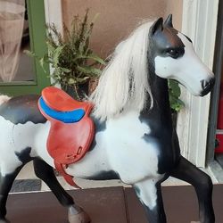 Battat Black White Horse 19×20