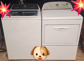 Whirlpool Washer & Electric Dryer. FREE DELIVERY TO GROUND LEVEL ONLY