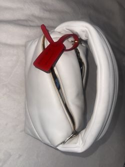 OFF WHITE handbag white leather
