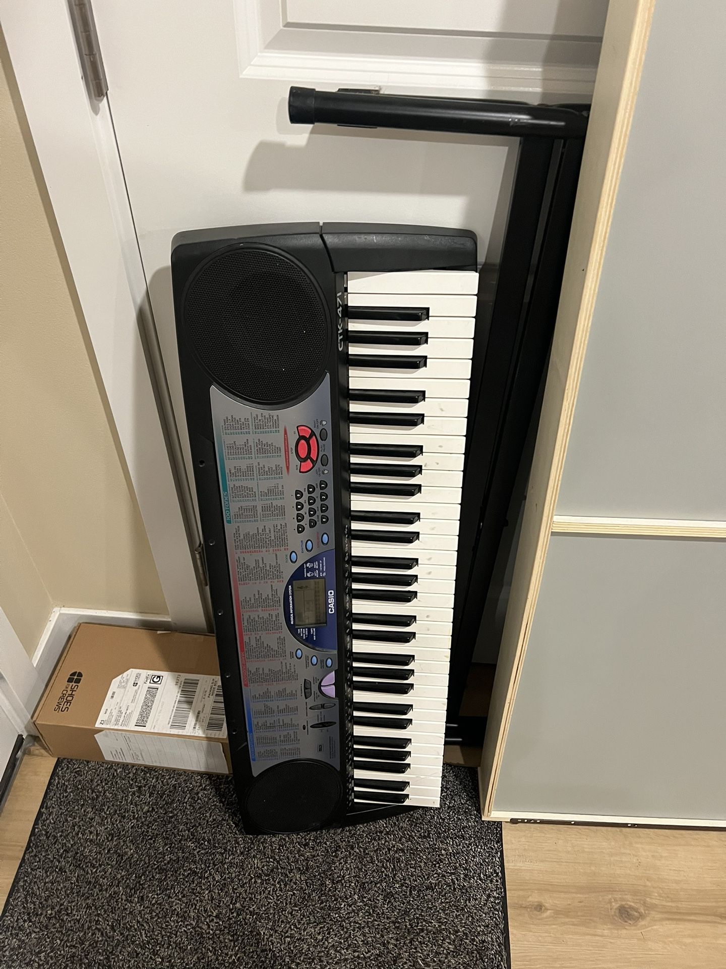 Vintage Casio CTK-471 Electronic Musical Keyboard MIDI compatible