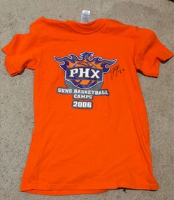Phoenix suns T shirt size small signed