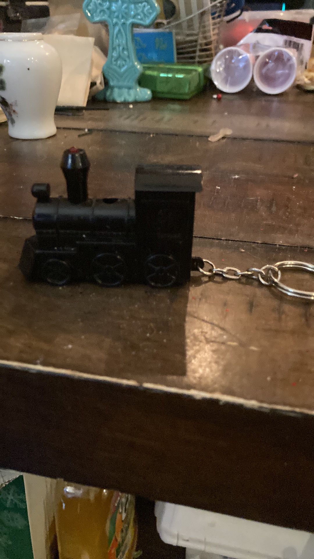 Train keychain