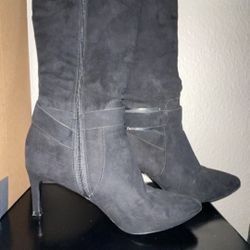 Calvin Klein Stiletto Boots Perfect For Winter, Size 6.5