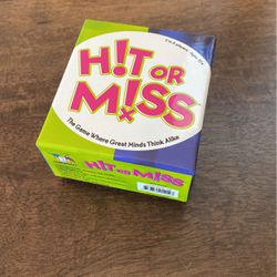 Hit Or Miss Game. Opened, But Never Used.
