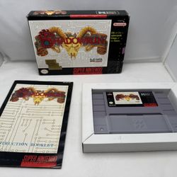 Shadowrun for Super Nintendo SNES Authentic Game/Box/Manual Only. Tested VF/NM