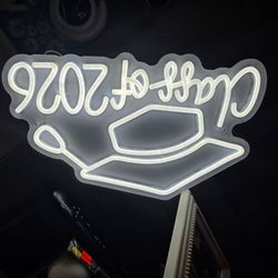 Neon Sign NEW Class of 2026