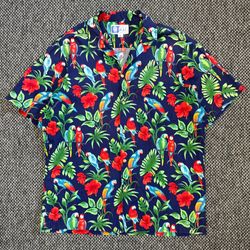 VINTAGE RJC HAWAIIAN BUTTON UP SHIRT SIZE LARGE