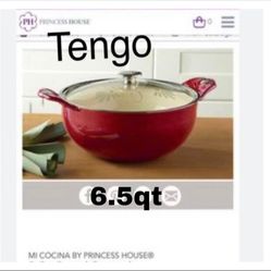 Princess House 6.5 Qt Color Vino 