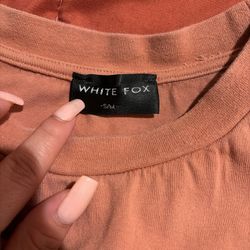 White Fox long sleeve T shirt