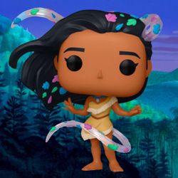 (NEW) Funko POP! Disney: Ultimate Princess #1077 Pocahontas With Leaves (Funko Exclusive) Perfect Christmas Gift for any Disney Fan or Collector