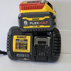 Dewalt FLEXVOLT 20V/60V MAX Lithium-Ion 6.0Ah Battery Pack with 6 Amp Output Charger

Brand New Tool Cash Or Zelle 