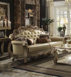 Gold Acme Vendome Sofa BRAND NEW!
