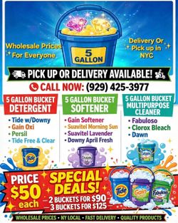 5 Gallon Laundry detergent/Softener