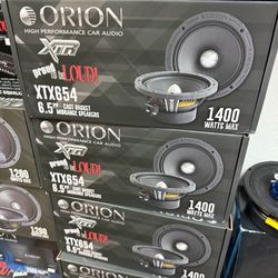 Orion 6.5’ 1,400 watts door speakers (not actually $123)