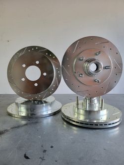 2000 Ford F-150 XLT RWD 4-Wheel ABS Brake Rotor - Drilled Slotted