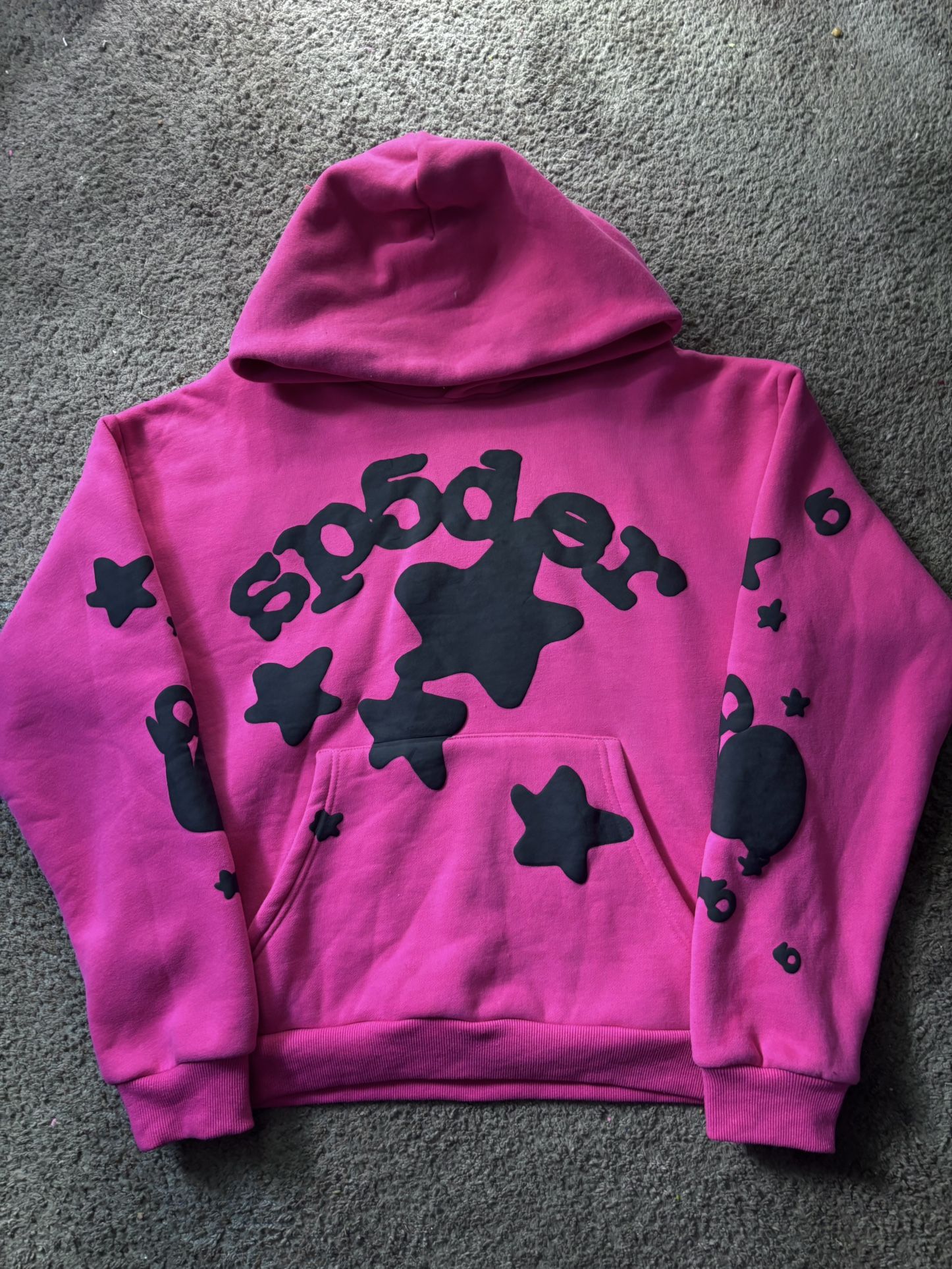 Sp5der Hoodie Pink Beluga