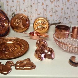 Random copper And Brass home decor collection