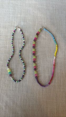 New bead necklaces