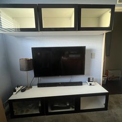 IKEA entertainment center w floating top