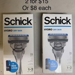 Schick Hydro Razors 2 For $15 Or $8 Each