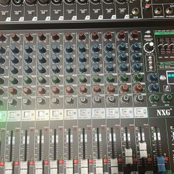 XF12 Mezclador de audio profesional Consola de placa de sonido Interfaz de sistema de escritorio 12 canales digital USB Bluetooth MP3 Entrada de compu