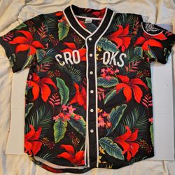 Size L Crooks & Castles Button Jersey