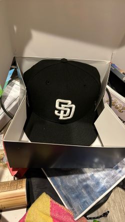 Brand New Lit Hat, San Diego Padres In Black