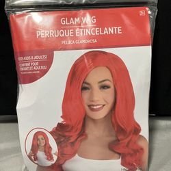 Halloween Glam Red Wig 