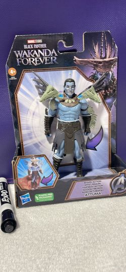 ⚡🖤 Marvel Black Panther Wakanda Forever Attuma Action Figure 🌊 Avengers Hasbro Toy!