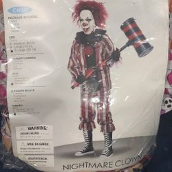 Scary Clown Costume Kids