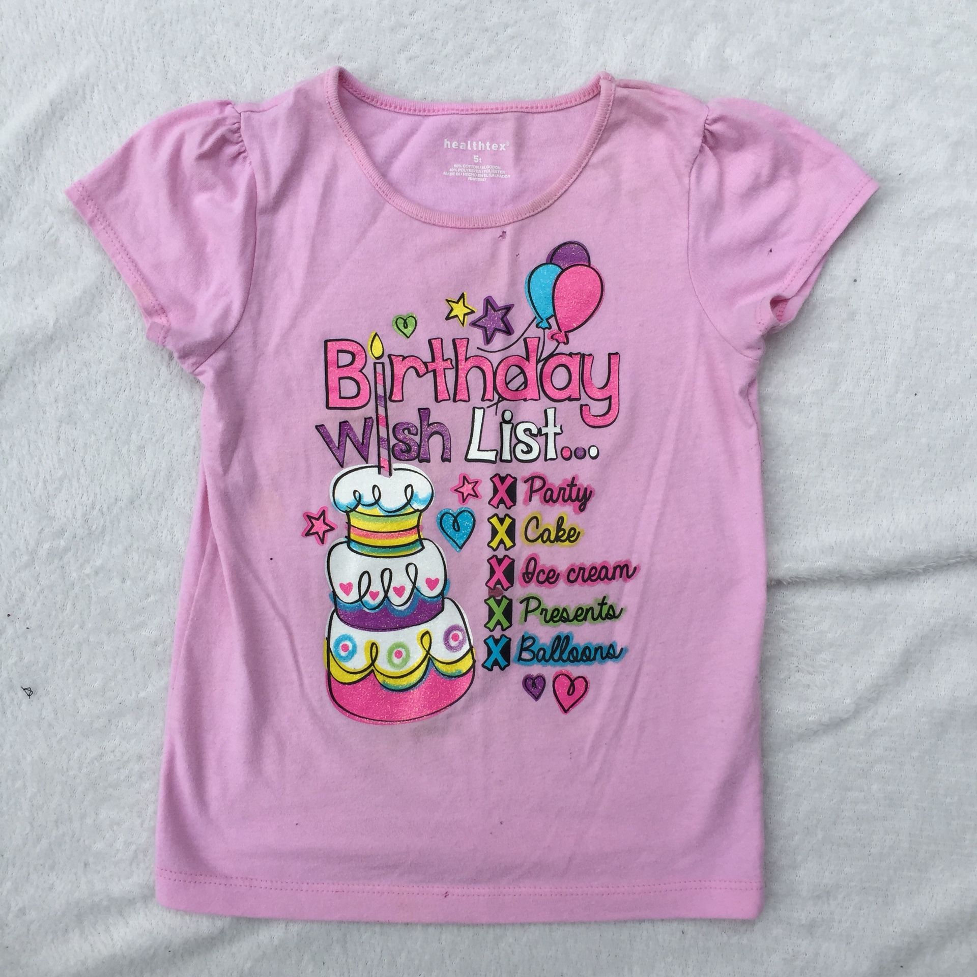 Healthtex Birthday Tee