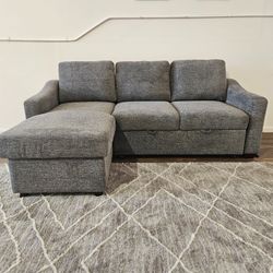 Sleeper Sofa with Storage Chaise - Delivery Available