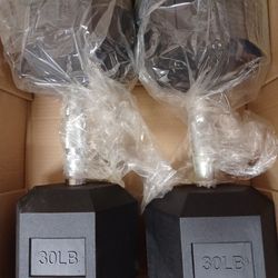 25 30 Dumbbells $1 per pound,  New in Box 
