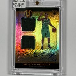 2016-17 Panini Gold Standard #267 Malcolm Brogdon RC Player Worn Patch Relic On Card Auto RPA #/149