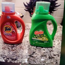 Any 4 Bottles Of Tide Or Gain Pods Or Liquids