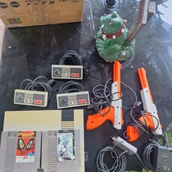 Original Nintendo System Bundle With Zapp Guns And 2 Games