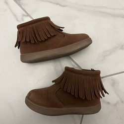 Brown Carters Fringe Shoe Toddler Size 8