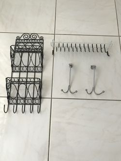 Organizers: Keychain Holder, Belt And Tie Holder, Hooks