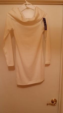 New, winter white dress