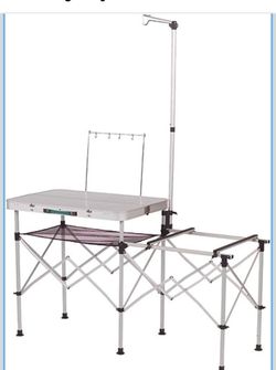 Coleman Pack-Away Portable Camp Kitchen, Outdoor Folding Kitchen with Food Prep Area, Great for Camp